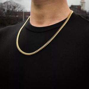 Solid Gold 18k 6mm Cuban Chain